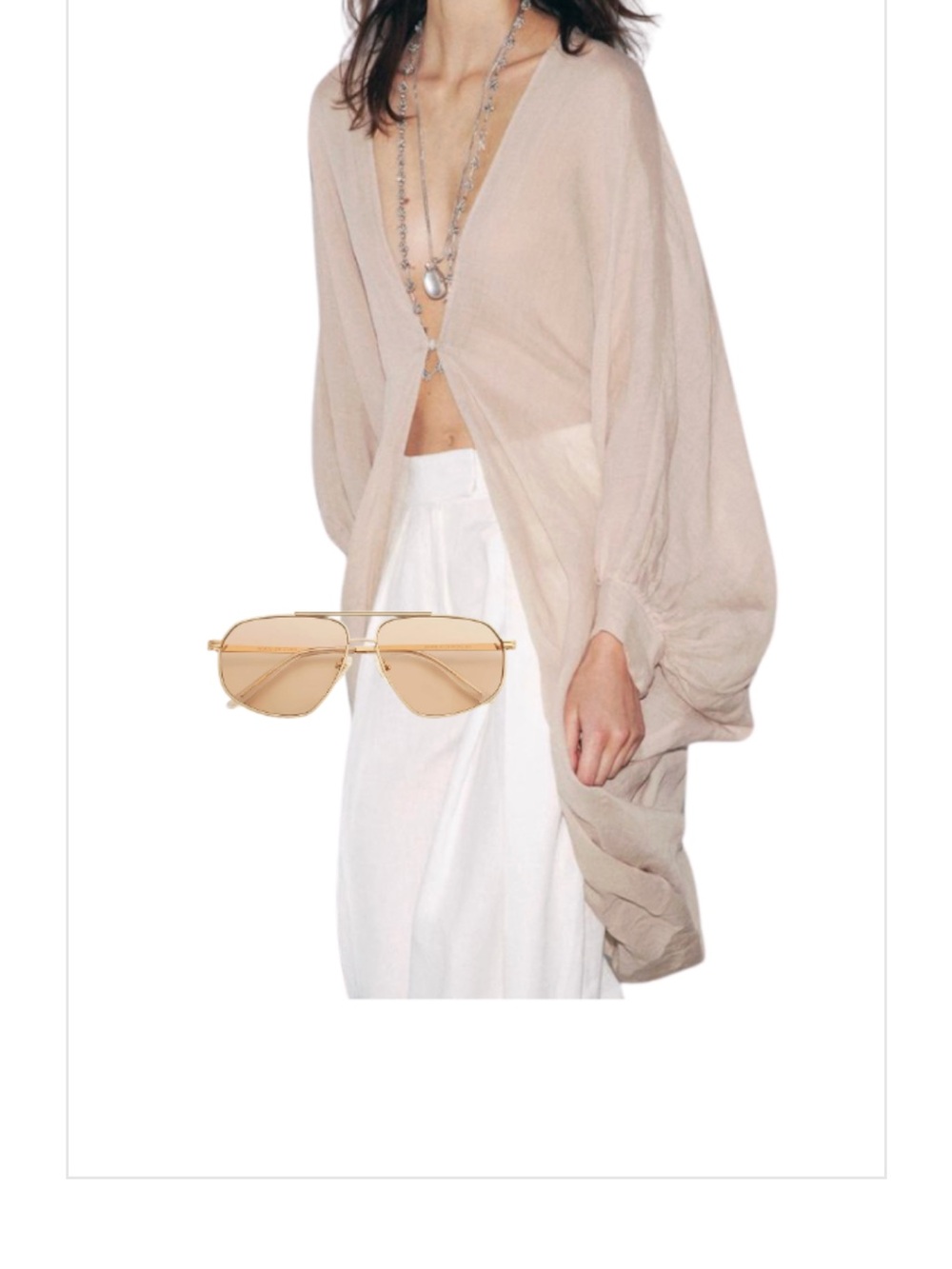 ISO Of this beige Zara batwing linen top